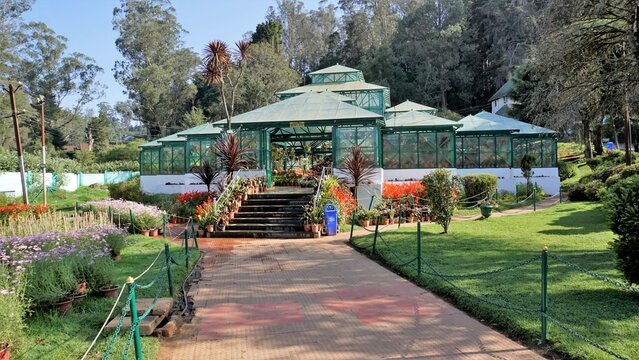 One of the best places to visit in Ooty, the Botanical Gardens showcase exotic plants and vibrant flower displays.