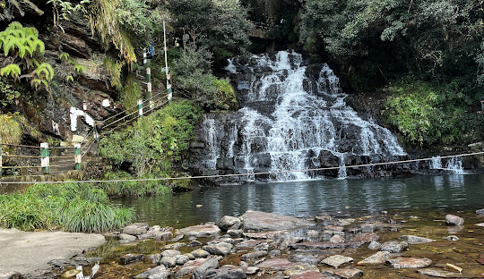Named after a elephant shaped rock with a beautiful waterfall.