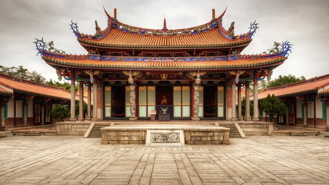 Colorful Buddhist monasteries around Gaya's spiritual circuit