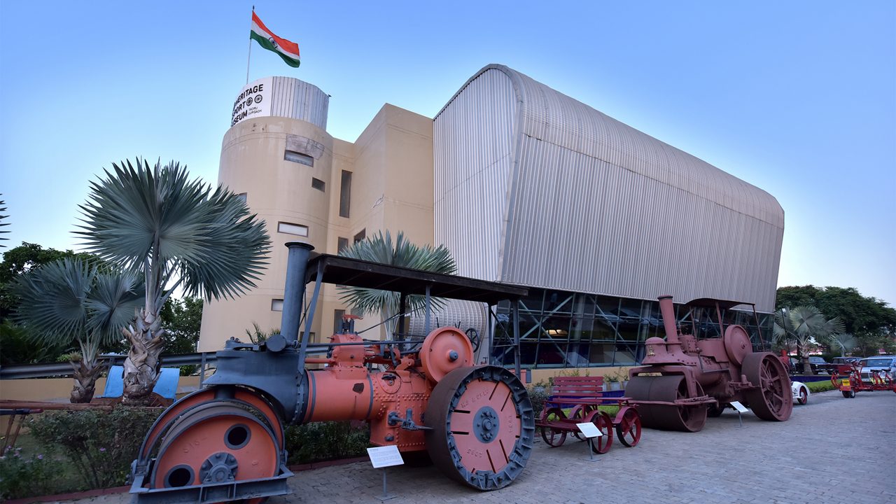 Vintage cars at Heritage Transport Museum near Gurugram