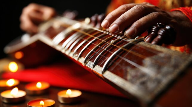 Hindustani classical music concert in Bhopal, featuring sitar and tabla maestros.