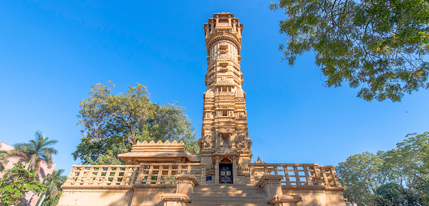White marble Hutheesing Jain Temple Ahmedabad