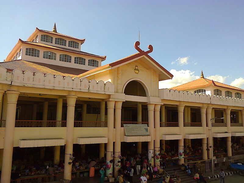 A very famous women's market in Imphal