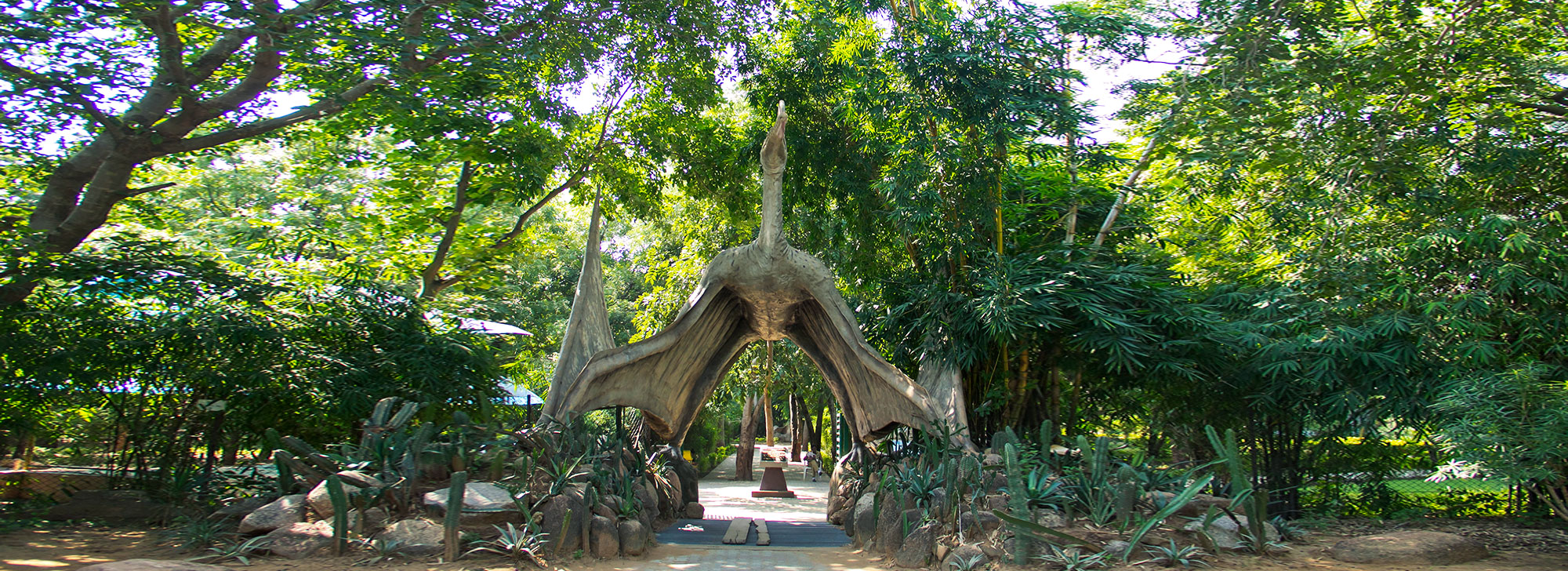 Dinosaur park at Indroda Nature Park Gandhinagar