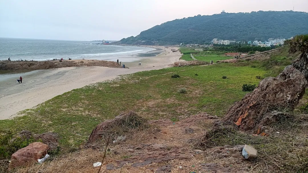 Untouched beach popular for its raw, natural beauty.