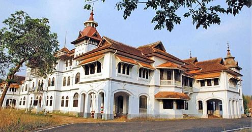 Grand Kowdiar Palace, a royal residence in Thiruvananthapuram.