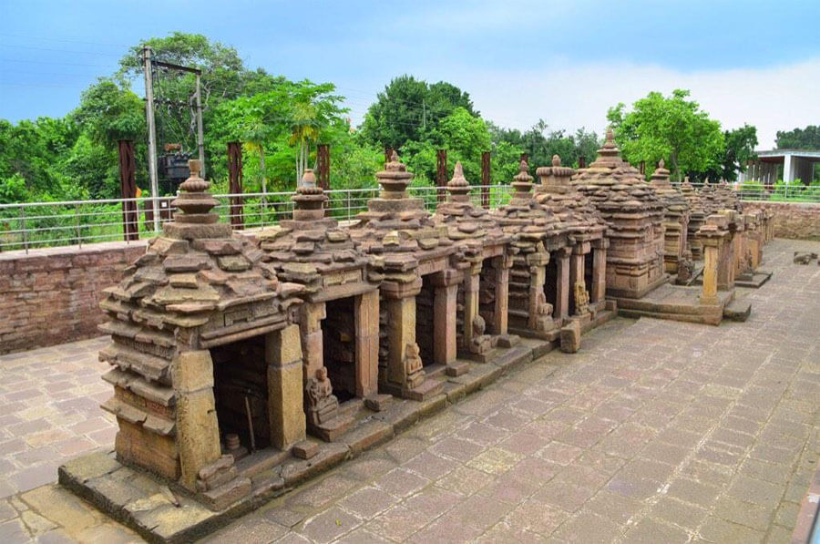 Ancient ruins and river views at Madku Dweep island in Chhattisgarh.