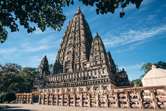 Mahabodhi Temple in Gaya, the UNESCO-listed site where Buddha attained enlightenment