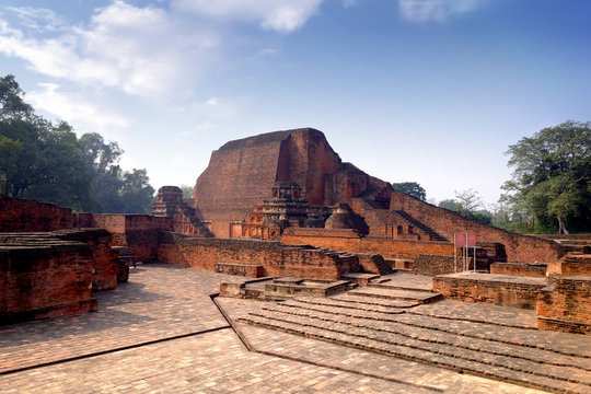 Nalanda University ruins, a must-see historical site near Gaya