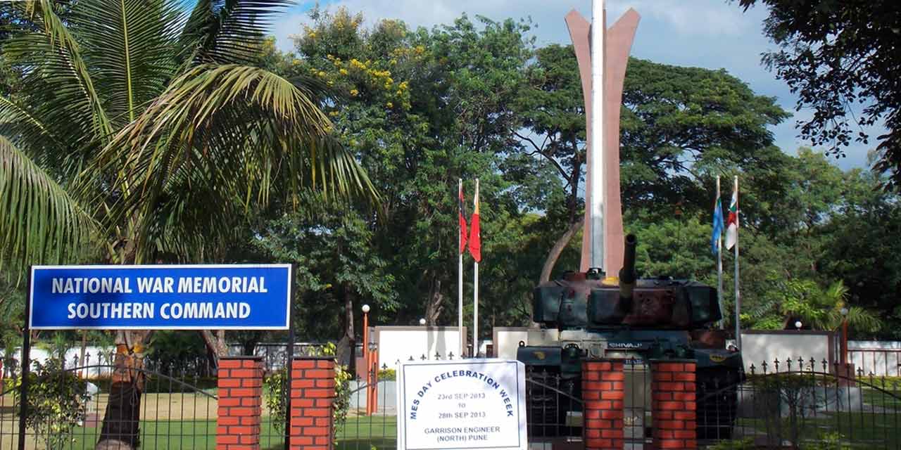National War Memorial in Pune honors India's brave armed forces.