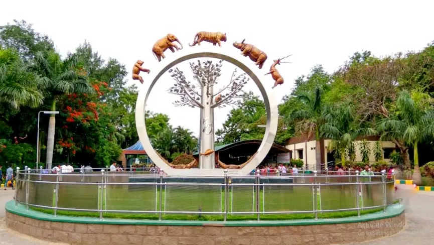 A family-friendly place to visit in Hyderabad, with diverse wildlife and safaris.