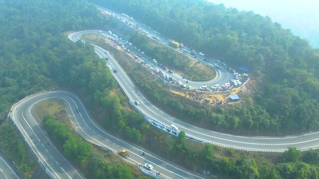 Featured on City Page Ranchi, Patratu Valley's serpentine roads wind through misty hills and lush greenery.