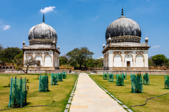 Among the best places to visit in Hyderabad, showcasing grand Persian-Indian mausoleums.