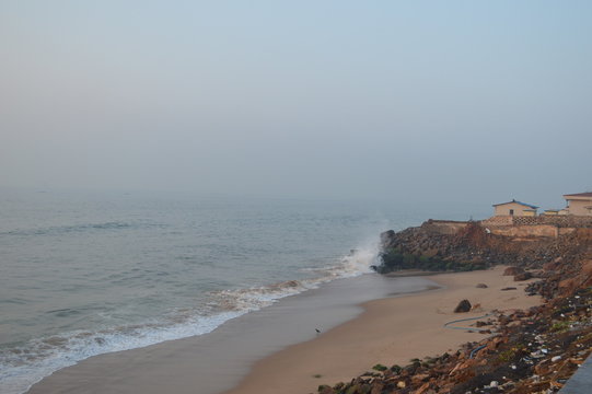 Serene beachfront ideal for meditation and quiet walks.