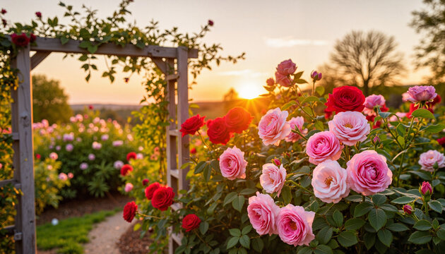 Thousands of blooming roses at Ooty Government Rose Garden, a gem on Ooty City Page.