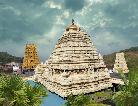 Places to visit in Visakhapatnam: Simhachalam Temple’s ornate 11th-century architecture dedicated to Lord Narasimha.