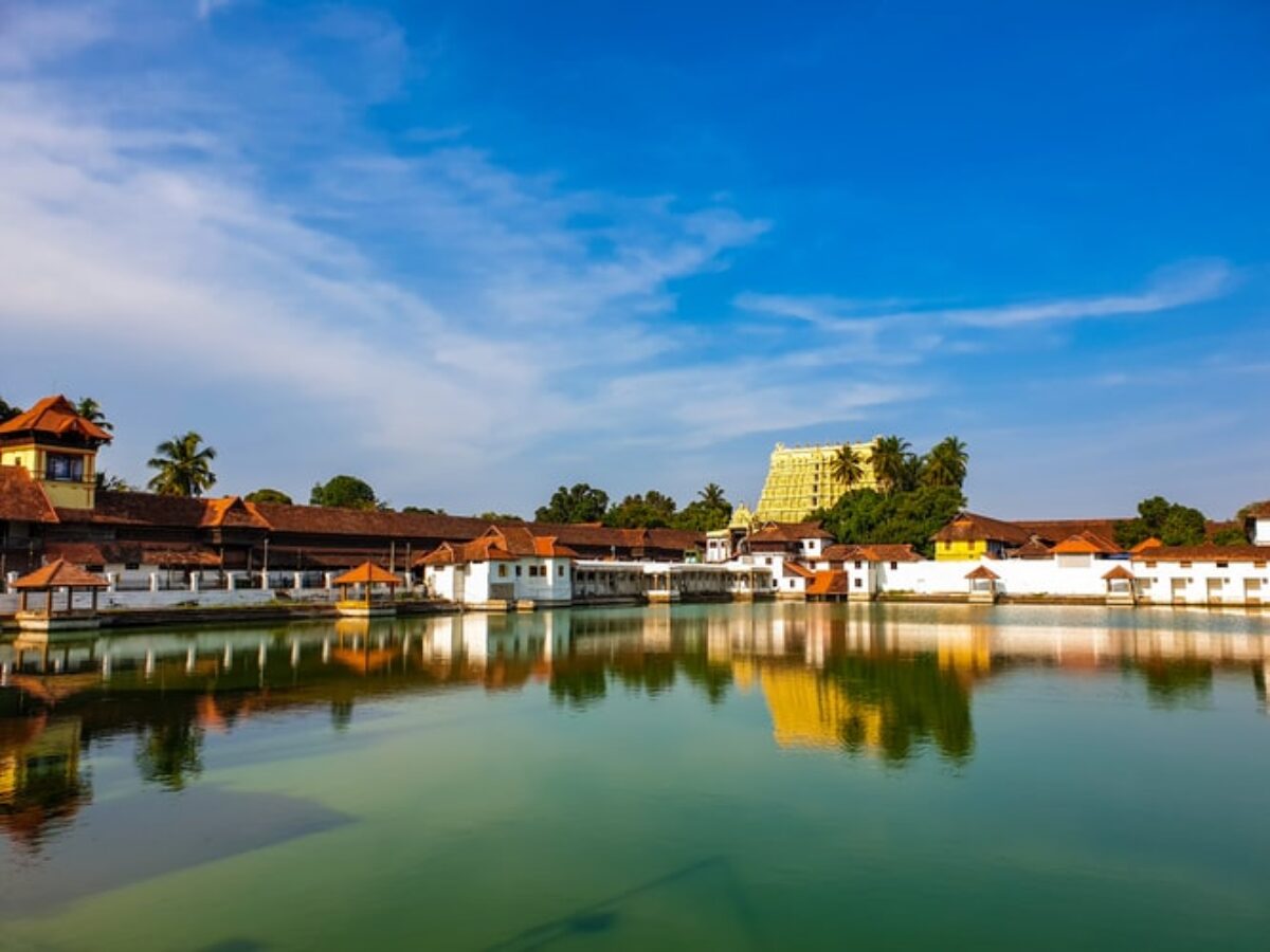 Sacred Sree Padmanabhaswamy Temple’s ornate gopuram and spiritual ambiance.