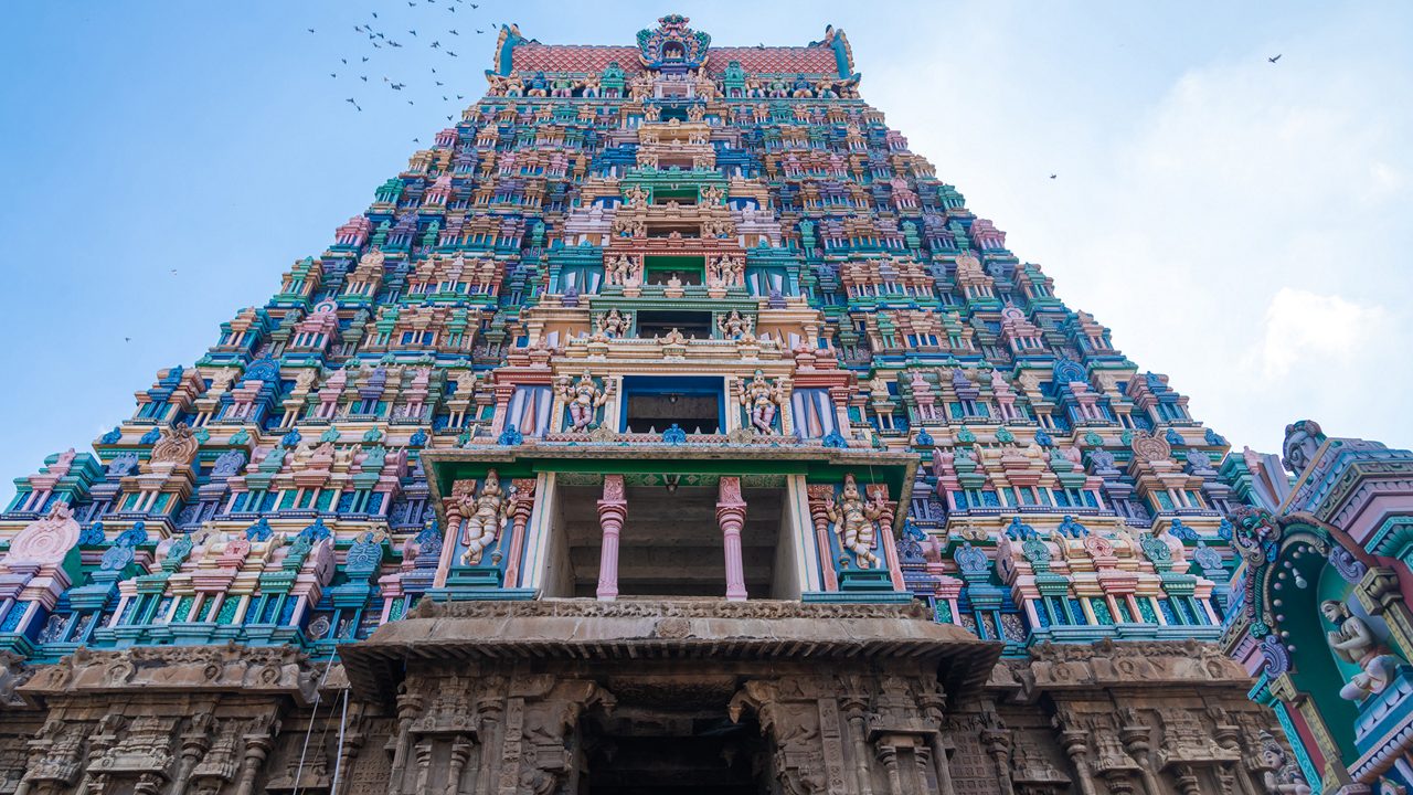 Srivilliputhur Temple near Madurai tower
