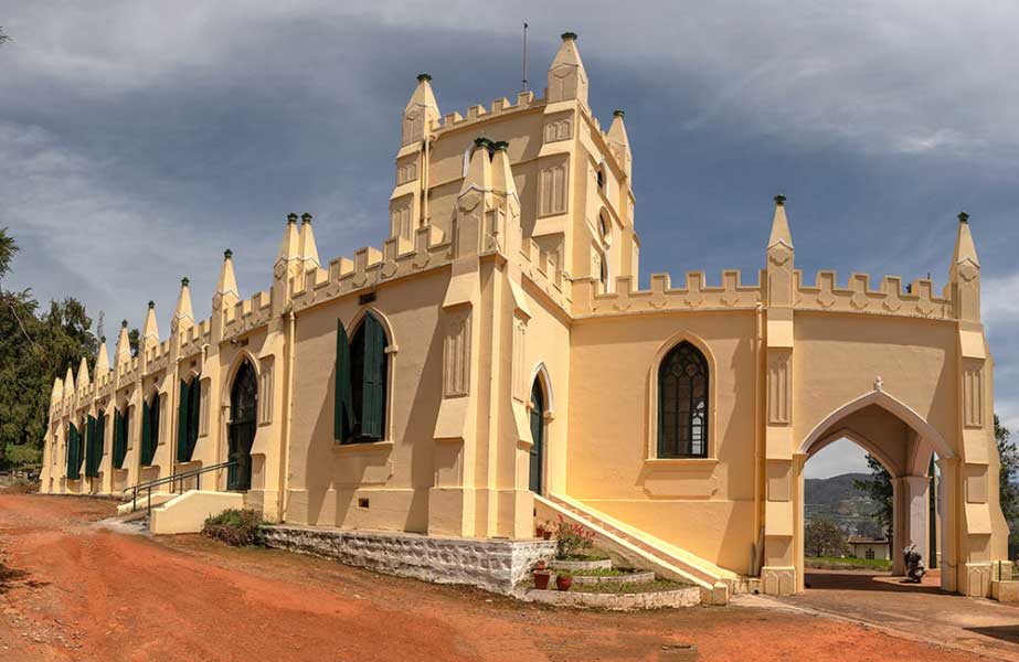A historic and peaceful place to visit in Ooty, known for its Gothic architecture.