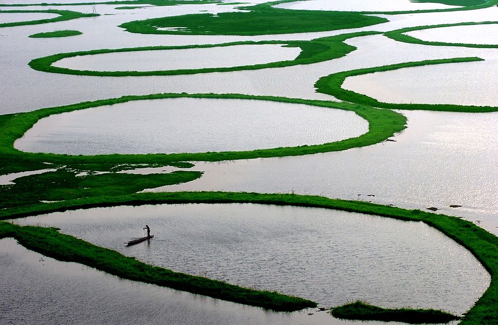 Largest lake in Northeast with a beautiful view in Imphal.