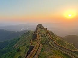 Torna Fort near Pune is the highest fort in the district.