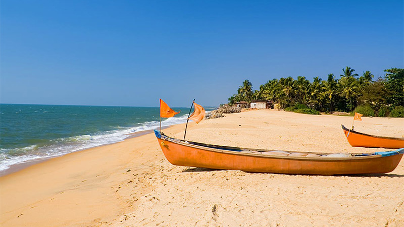Scenic Ullal Beach shoreline featured on Mangaluru City Page