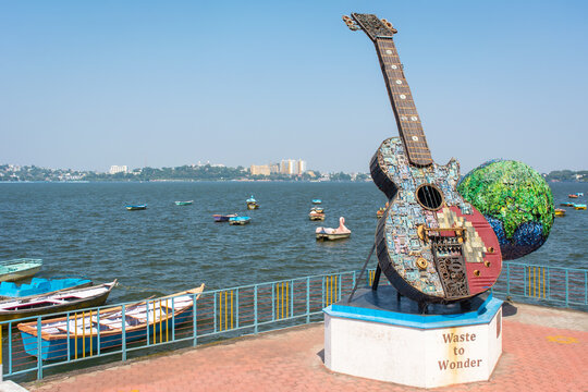 Upper Lake Bhopal, among the top places to visit in Bhopal for boating and sunset views