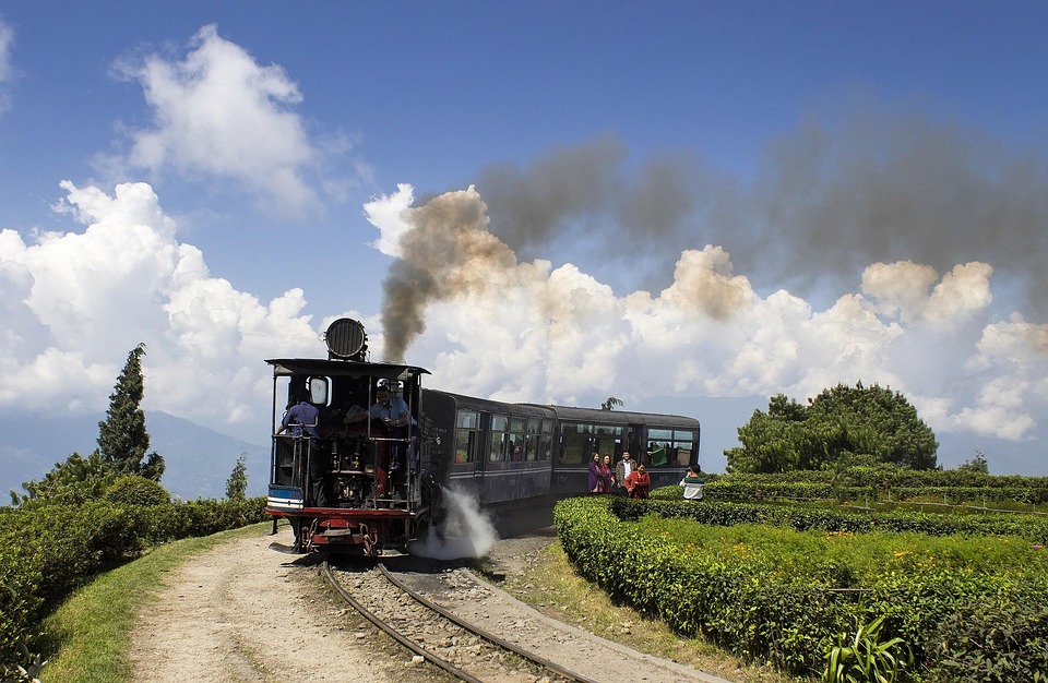 A Beautiful experience of enjoying a toy train journey.