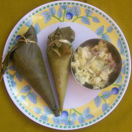 This is a pork salad taken by Agartala people.