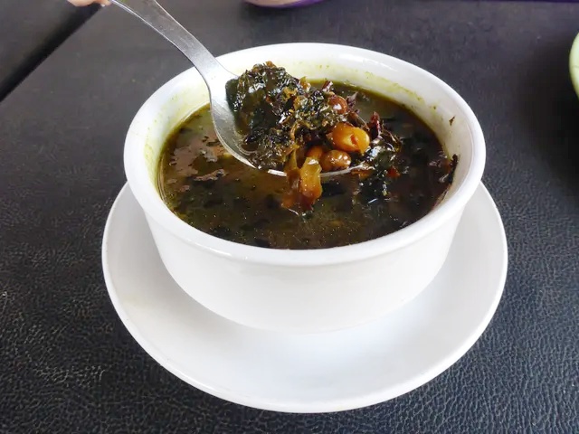 Made from fermented leafy greens.