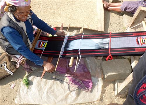 Handwoven shawls made with love by Kohima people.