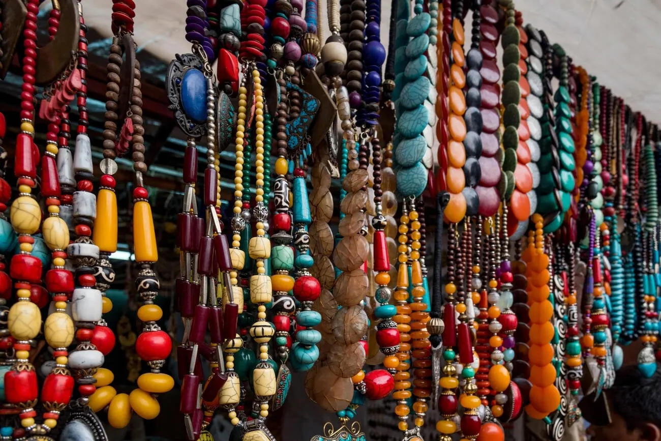 Traditional jewelry wore during special occasions