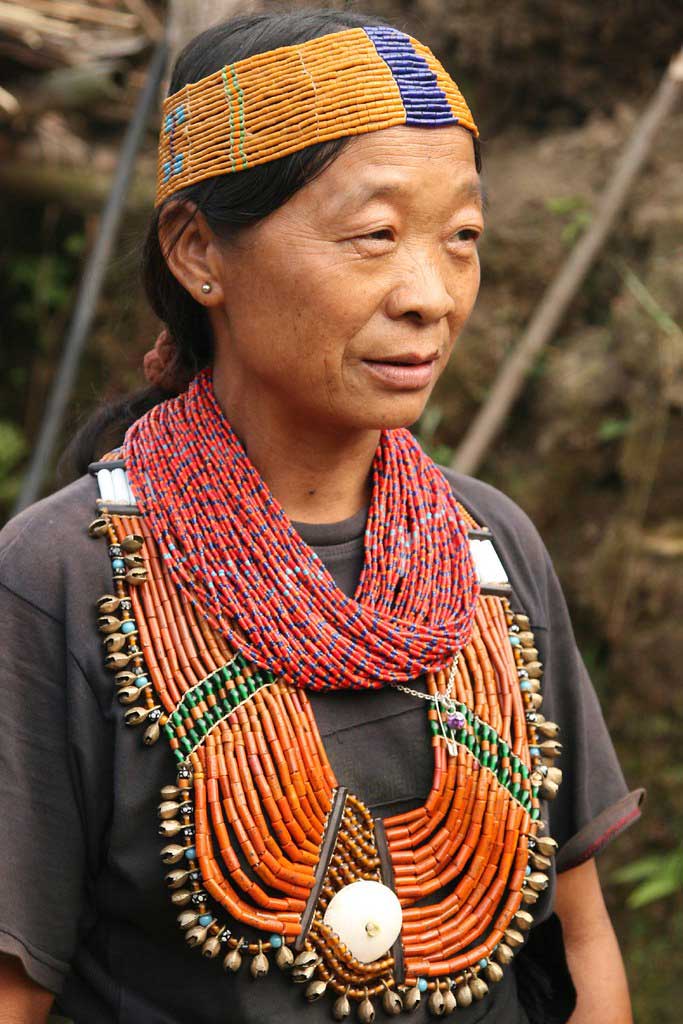 Beautiful jewellery being the pride of Kohima people.