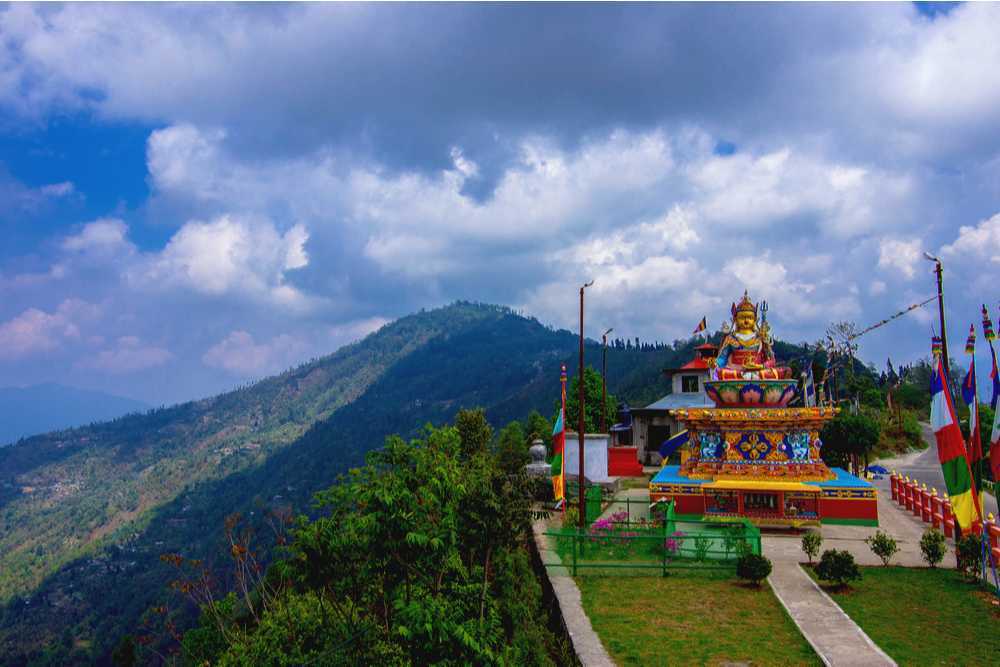 It is a peaceful hill station at Darjeeling.