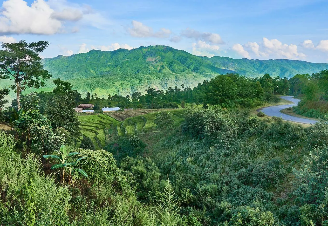 A beautiful hilltop in Imphal