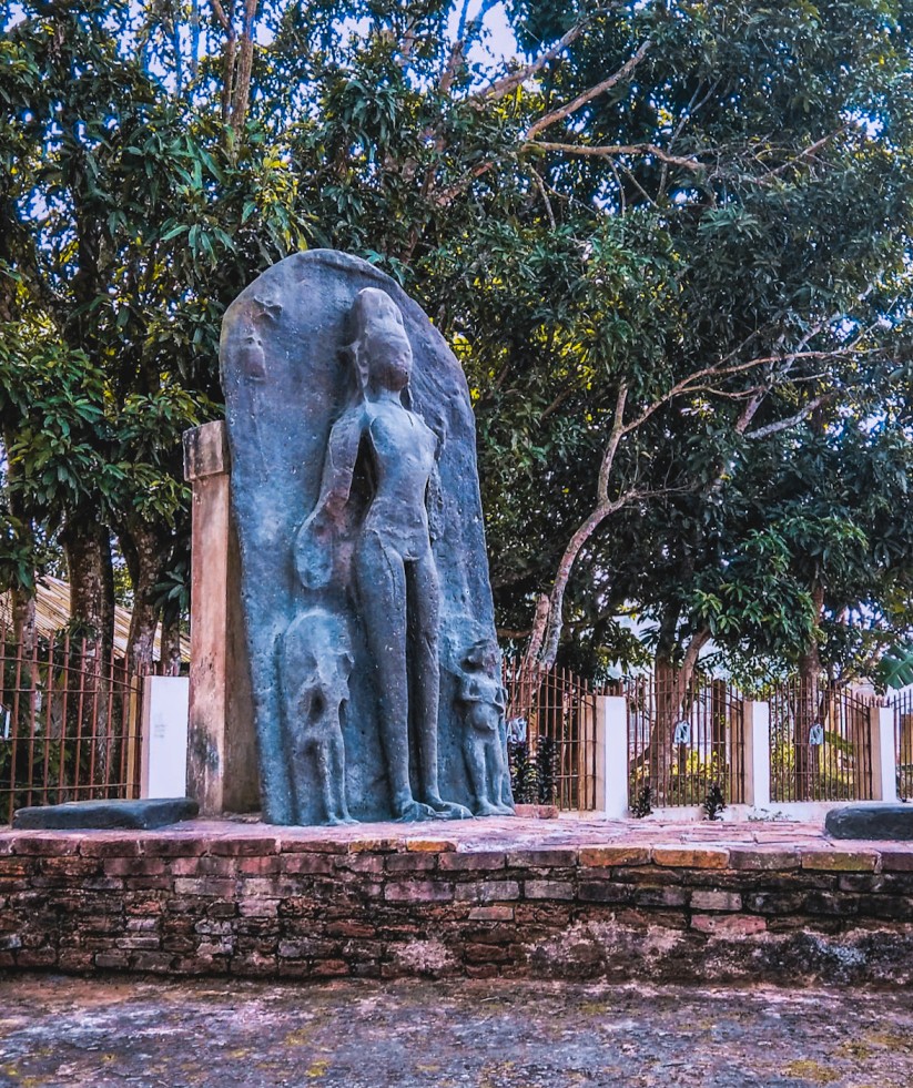 A place near Agartala and shows connection between hindu & bhuddist culture.