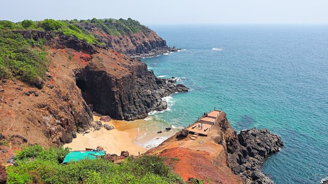 Devghali Beach in Konkan – An unspoiled coastal gem with golden sands and tranquil waves, perfect for solitude seekers.