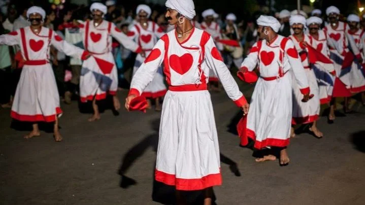 Rhythmic Dhangari Gaja dance, a traditional shepherd folk dance from Ratnagiri.