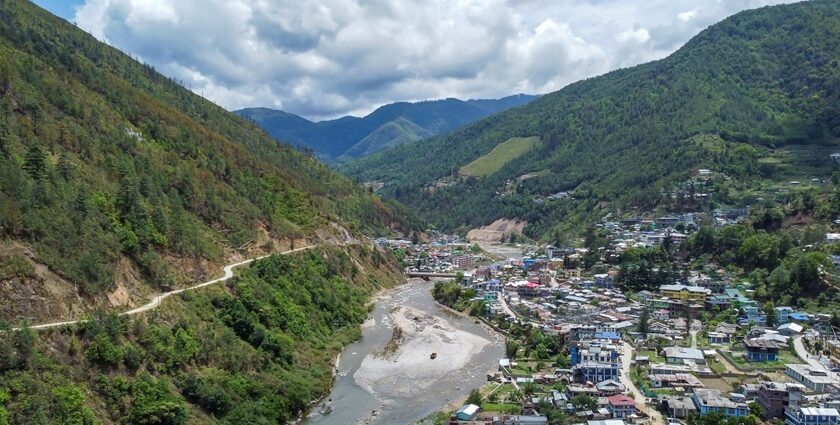 A beautiful valley nearby Bomdila