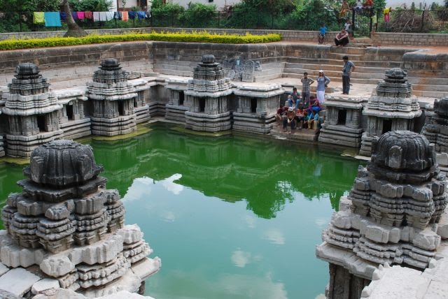 Hulikere Pond, Halebidu, Karnataka