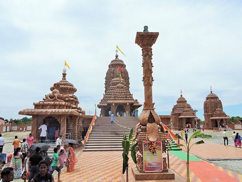 This Temple is in Dibrugarh is made with an inspiration from Odisha Temple