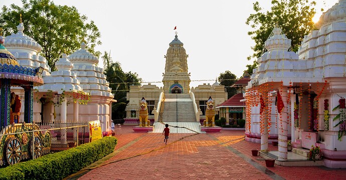 Grand Jagannath Temple in Raipur, a replica of Odisha’s famous Puri temple.