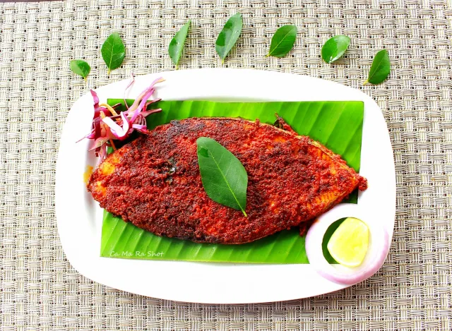 Delicious Konkani seafood feast with fresh fish, prawns, and crab dishes.