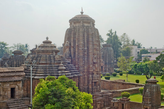 Lingaraj Temple in Bhubaneswar, a magnificent example of Kalinga architecture