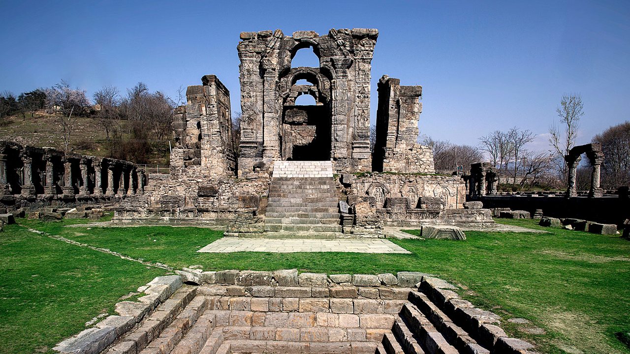 Martand Sun Temple, near Srinagar, Jammu and Kashmir