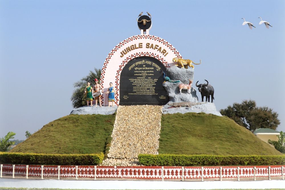 Nandan Van Zoo in Raipur, a wildlife sanctuary with exotic animals and safari rides