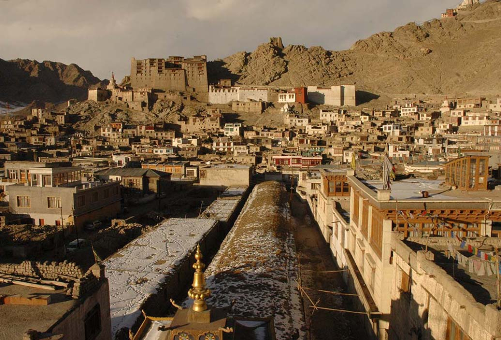 Traditional houses in Old Town Leh