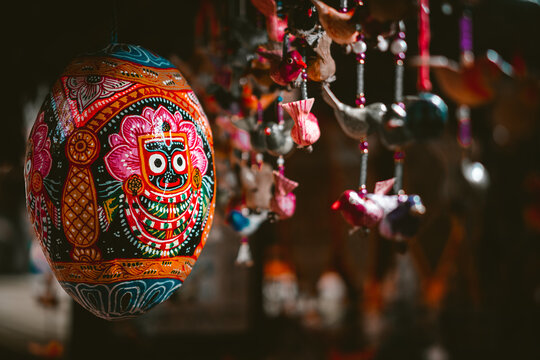 Pattachitra art in Bhubaneswar, a traditional Odisha painting style