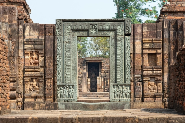 Serene Ratnagiri Buddhist Monastery, an ancient heritage site with stunning architecture.