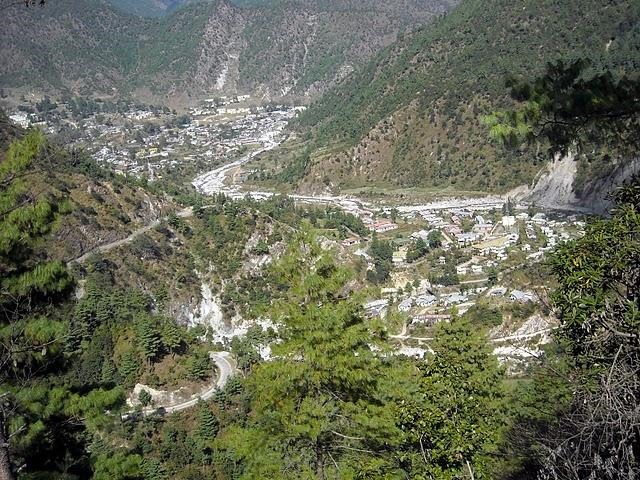 A beautiful hilly town on the banks of Tenga river